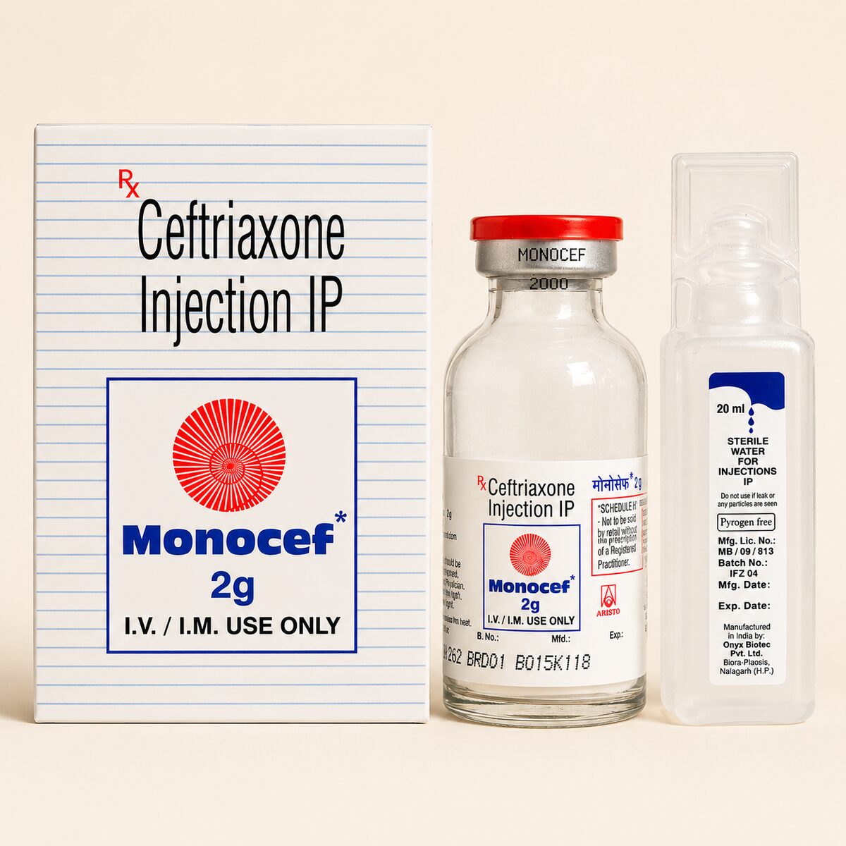 Buy Ceftriaxone 2gm Injection USA Online