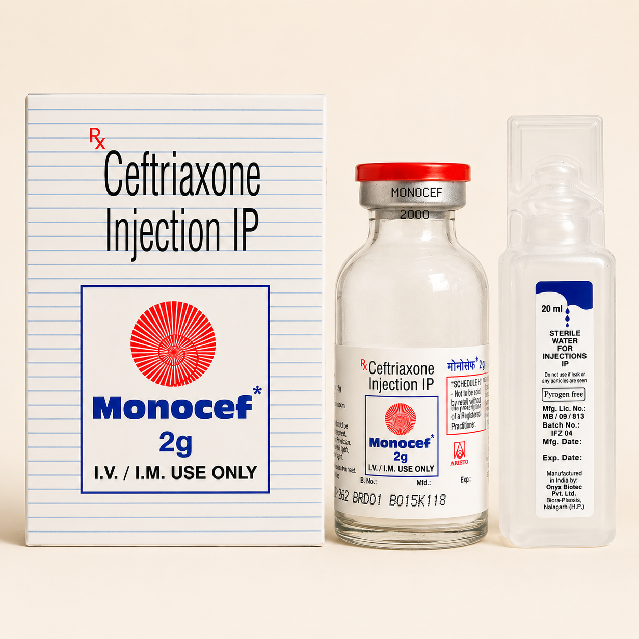 Buy Ceftriaxone 2gm Injection USA Online