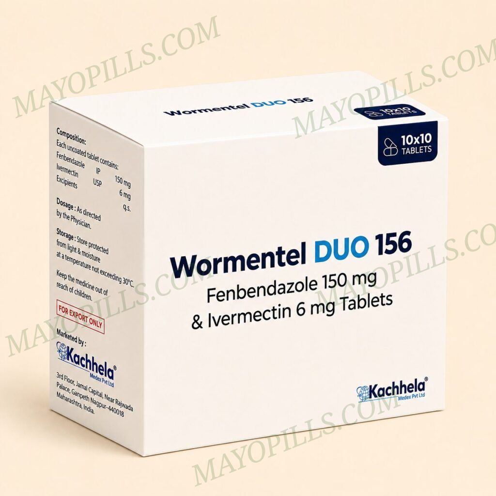 Ivermectin + Fenbendazole (Wormentel Duo 156)