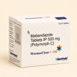 Wormeeclear C  500 Mebendazole 500 mg Tablets