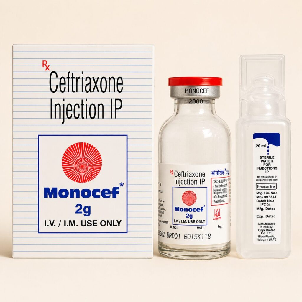Buy Ceftriaxone 2gm Injection USA Online